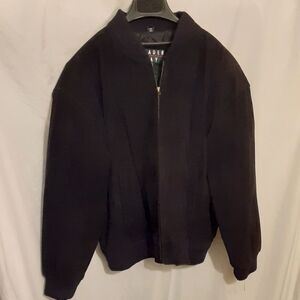 Trader Bay black suede jacket size XL